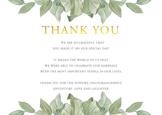 Branch Thank You Card by Kaydi B.