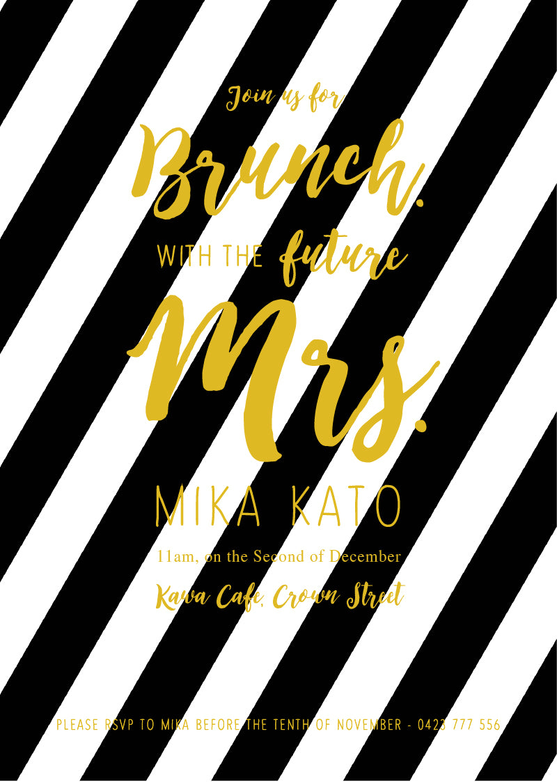 Brunch Bridal ShowerBridal Shower Invitation by Amelia S.