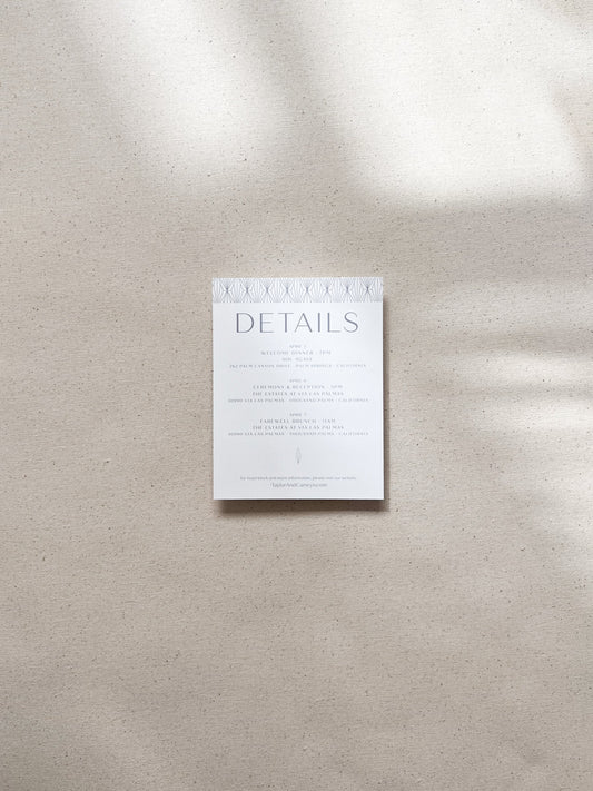 Art Deco Details Card