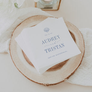 CAPE COD Coastal Wedding Napkins
