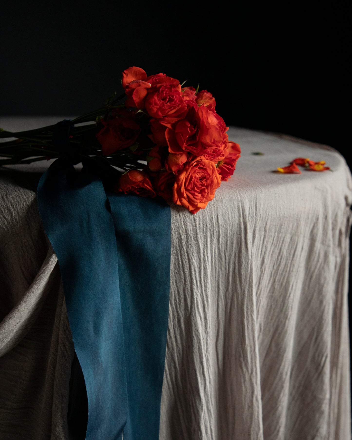 Castle Gray Table Runner {Tight Weave}