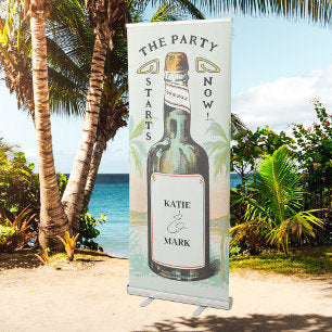 Celebration Party Starts Now Wedding Welcome Sign