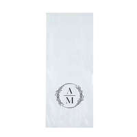 Custom Initials Personalized Wedding Cellophane Bags