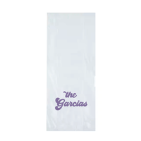 Retro Font Personalized Cellophane Bags