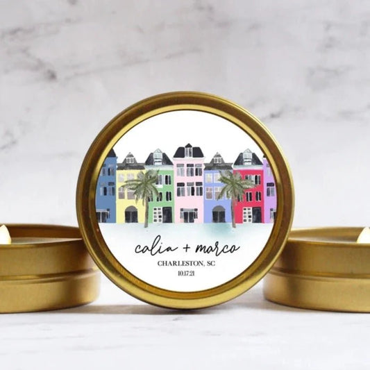 Charleston Charm Candle Favor