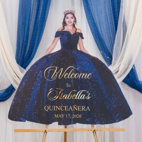 Cherished Memories: Bespoke Acrylic Quinceañera Welcome Sign CS125