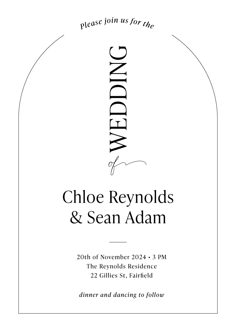Chloe Wedding Invitations by Nicole C.