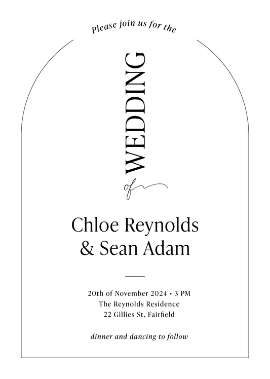 Chloe Wedding Invitations by Nicole C.