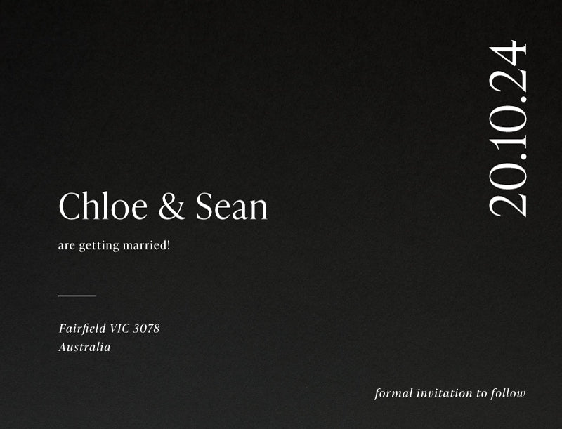 Chloe Save The Date Cards by Nicole C.