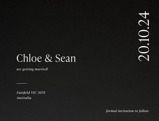 Chloe Save The Date Cards by Nicole C.