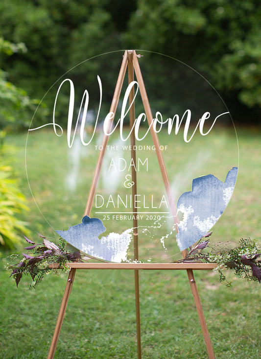 Wedding Welcome Sign Wedding Sign by Dani W.