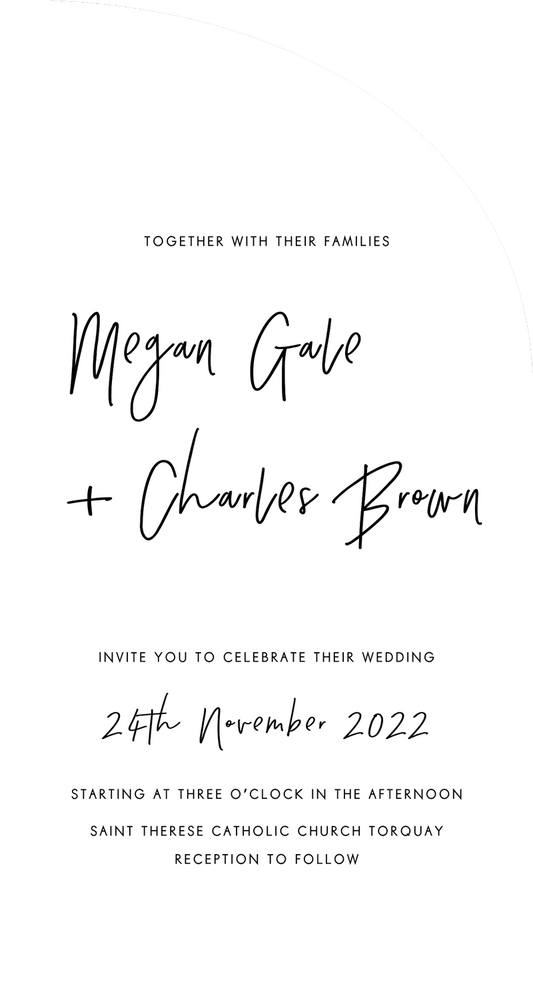 Clair De Lune Wedding Invitations by Stella M.