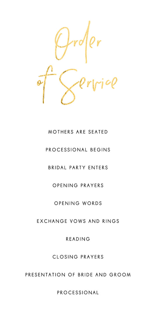 Clair De Lune Wedding Program by Stella M.