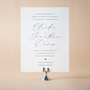 Claudia Wedding Invitation Suite