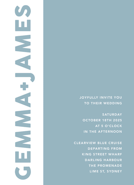 Clearview Wedding Invitations by Amber B.