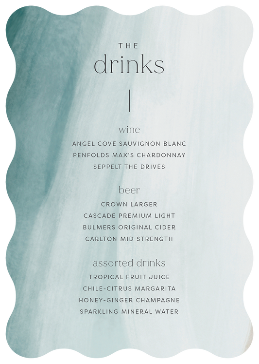 Coastal SeasideMenu Cards by Yunita Y.