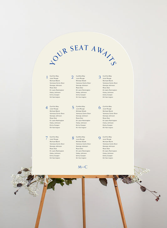 Cobalt Seating Chart by Putri N.