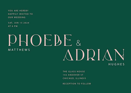 Cross Over Wedding Invitations by Putri N.