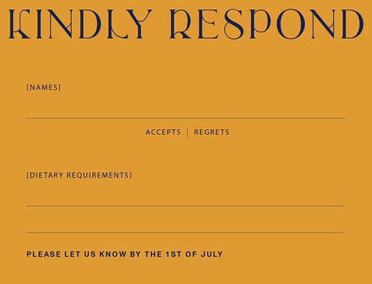 Cross Over RSVP Cards by Putri N.