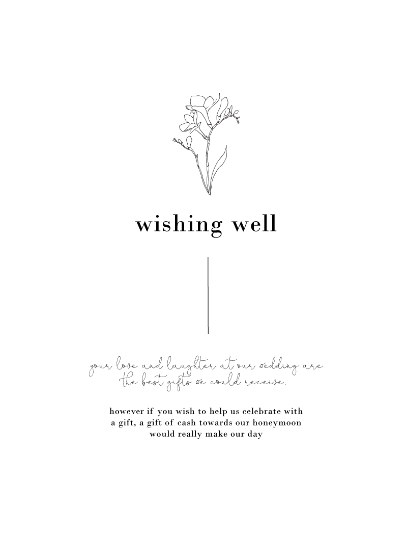 Dainty Flower Wishing Well by Lauren D.