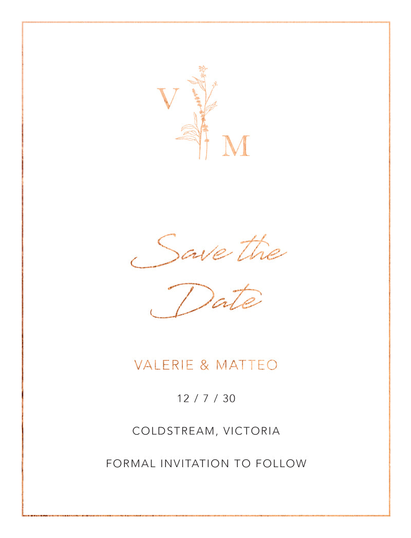 Dark Romance Save The Date Cards by Lisa P.