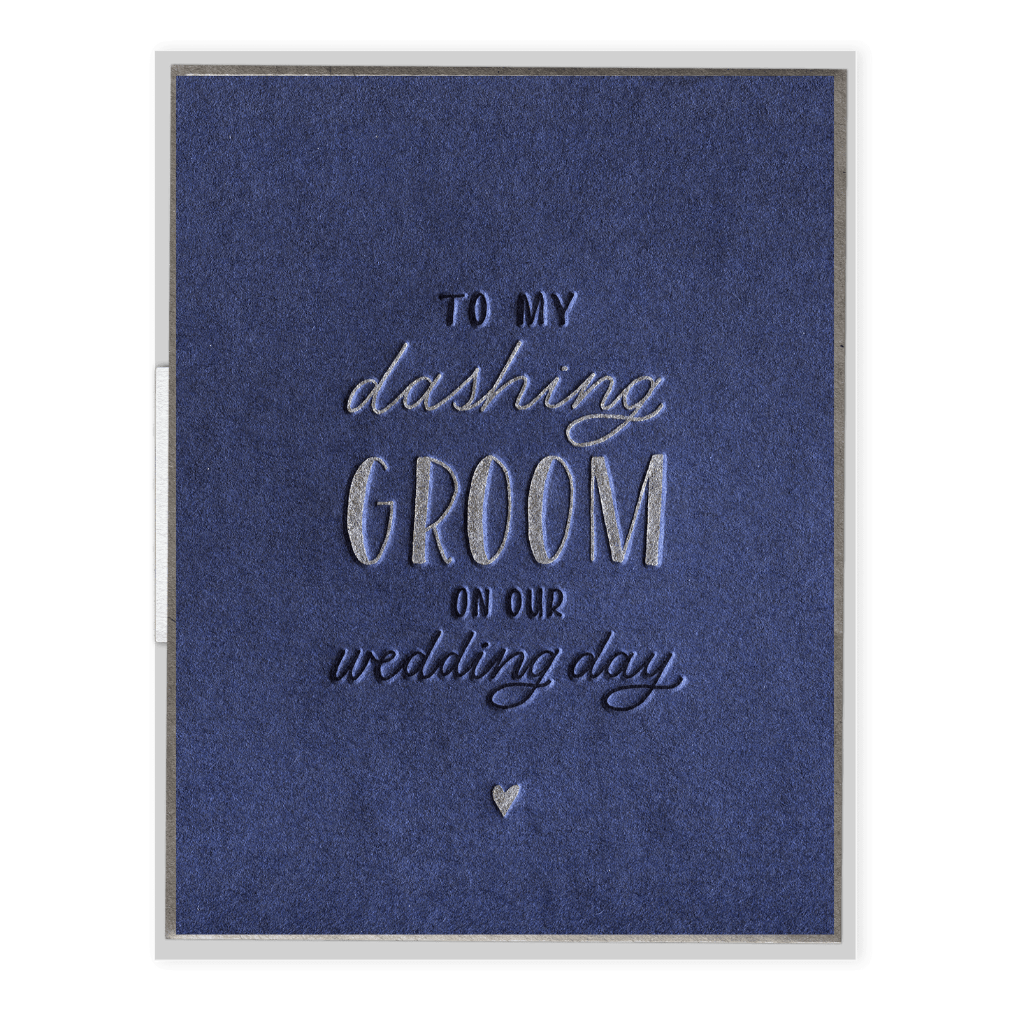 Dashing Groom Wedding Card