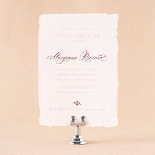 Dendria V.2 Bridal Luncheon Wedding Invitation Suite