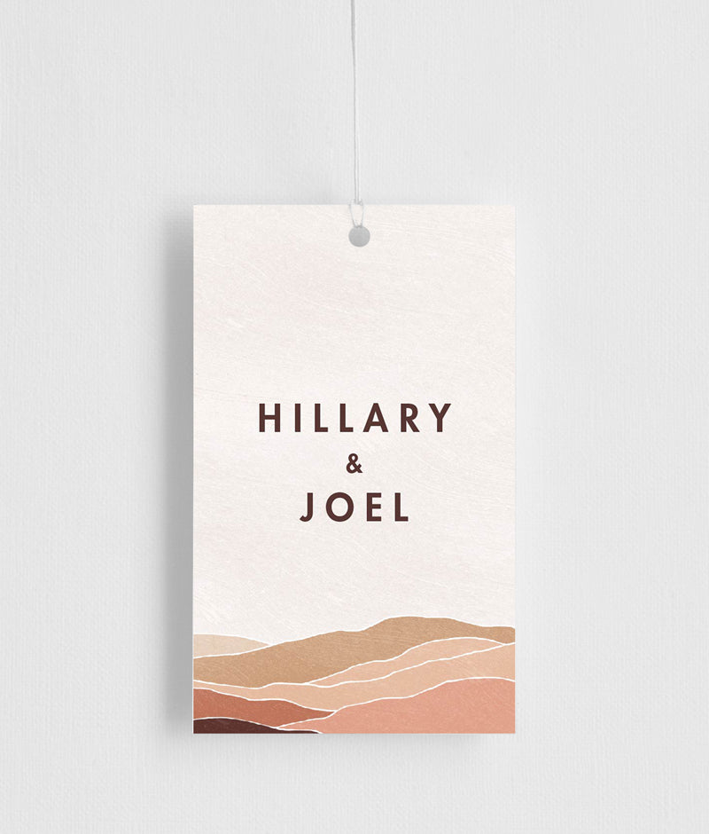 Desert Daydream Favor Tag by Joy