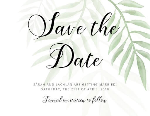 Forest Walk Save The Date Cards by Amber B.