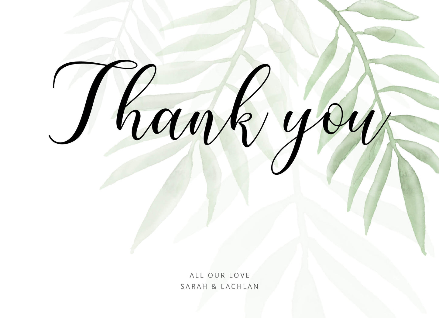 Forest Walk Thank You Card by Amber B.