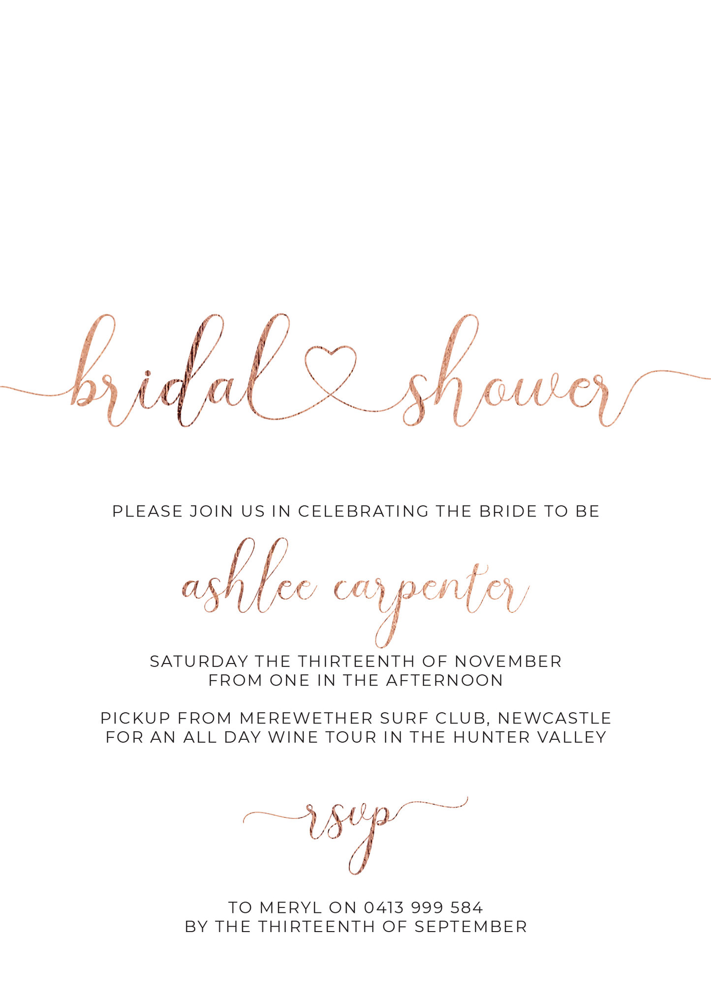 Drunk In Love Bridal ShowerBridal Shower Invitation by Emileah M.