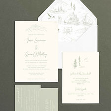 An Illustrious "I Do"� Wedding Invitation