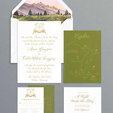 A Darling Declaration Wedding Invitation