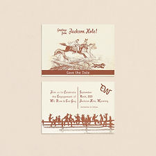 Kick up Your Heels Save The Date Card