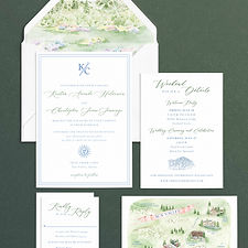 Halvorson Suite Wedding Invitation