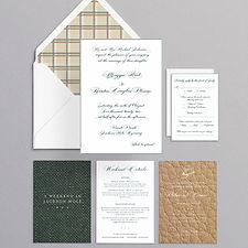 Rustic Romance Wedding Invitation