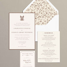 Hersh Suite Wedding Invitation