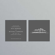 Vows with a View Save The Date Card