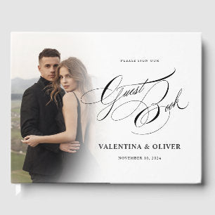 Elegant Wedding Photo Display Guest Book