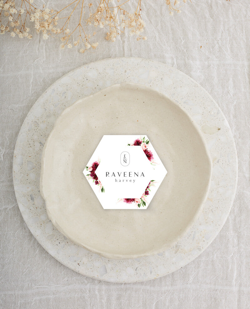 Elegant FlowersPlace Cards by Joy