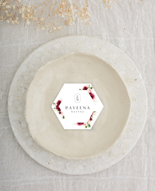 Elegant FlowersPlace Cards by Joy