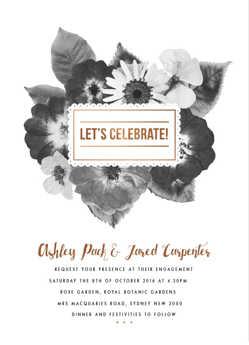Spring Collection Engagement Invitations by Haley J.