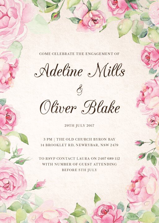 Good Spring Engagement Invitations by Inggrid H.