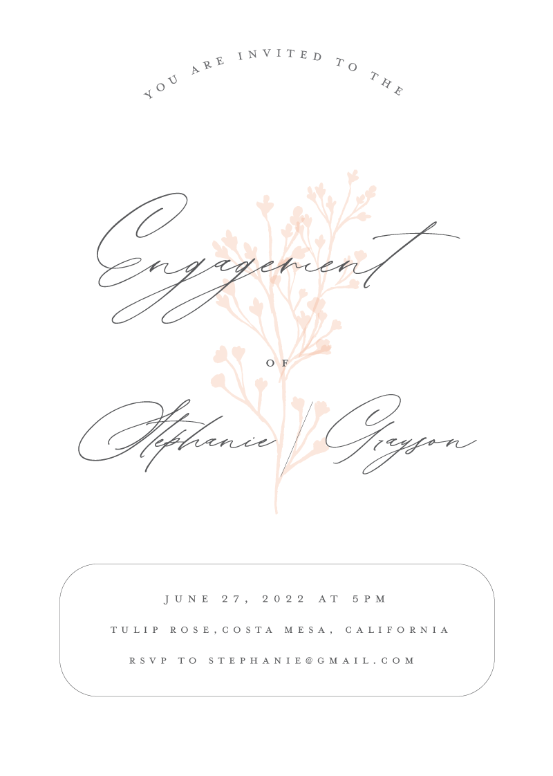 Good Beginnings Engagement Invitations by Esbee D.