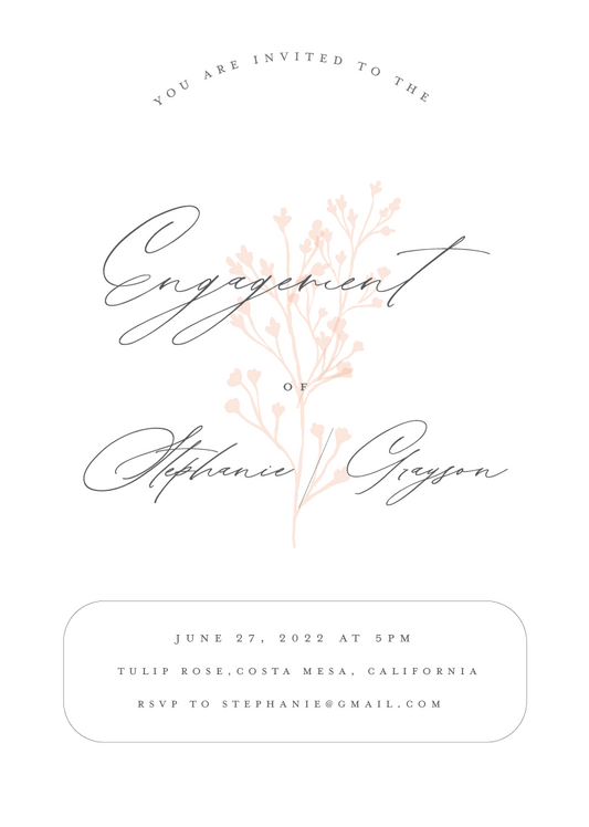 Good Beginnings Engagement Invitations by Esbee D.