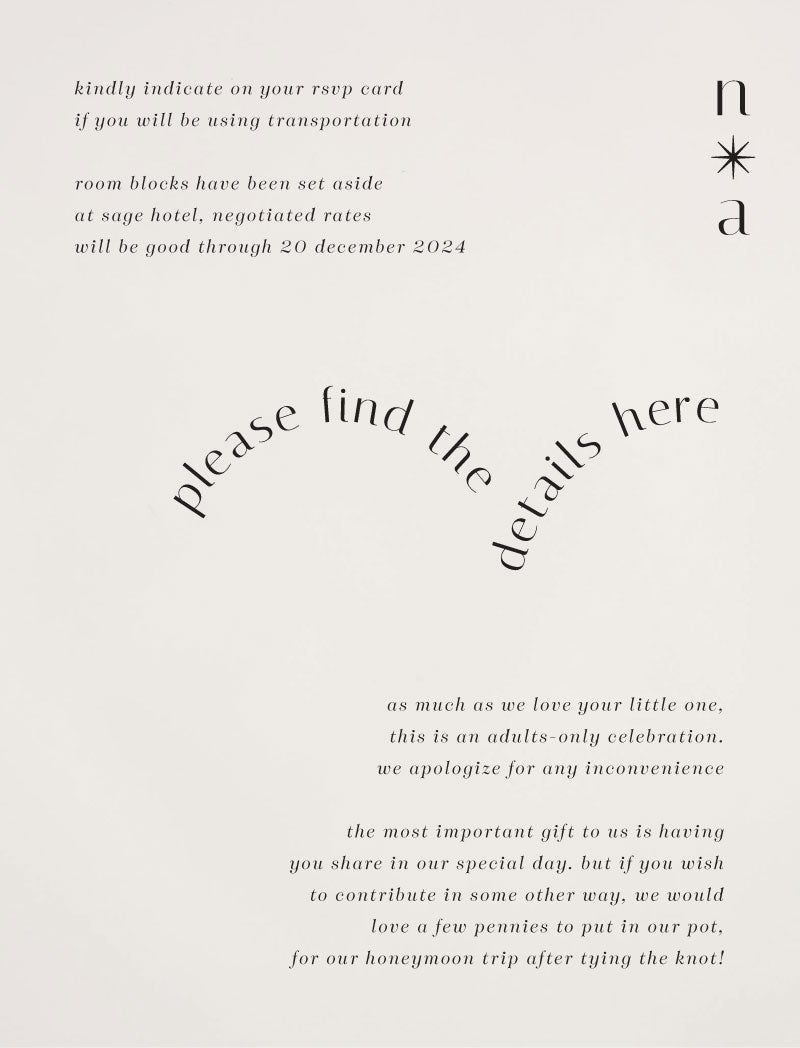 Eternal Information Card by Inggrid H.