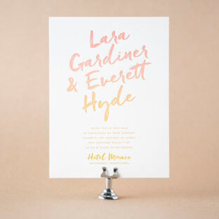 Everett Wedding Invitation Suite