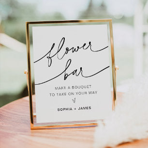 EVERLEIGH Flower Bar, Make Your Bouquet Sign