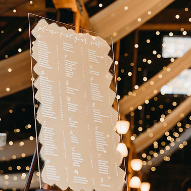 Please Find Your Seat Seating Chart