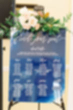 Seating Chart | Colored Acrylic